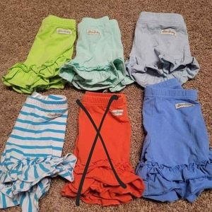 5 pairs 18m Sew Sassy shorts